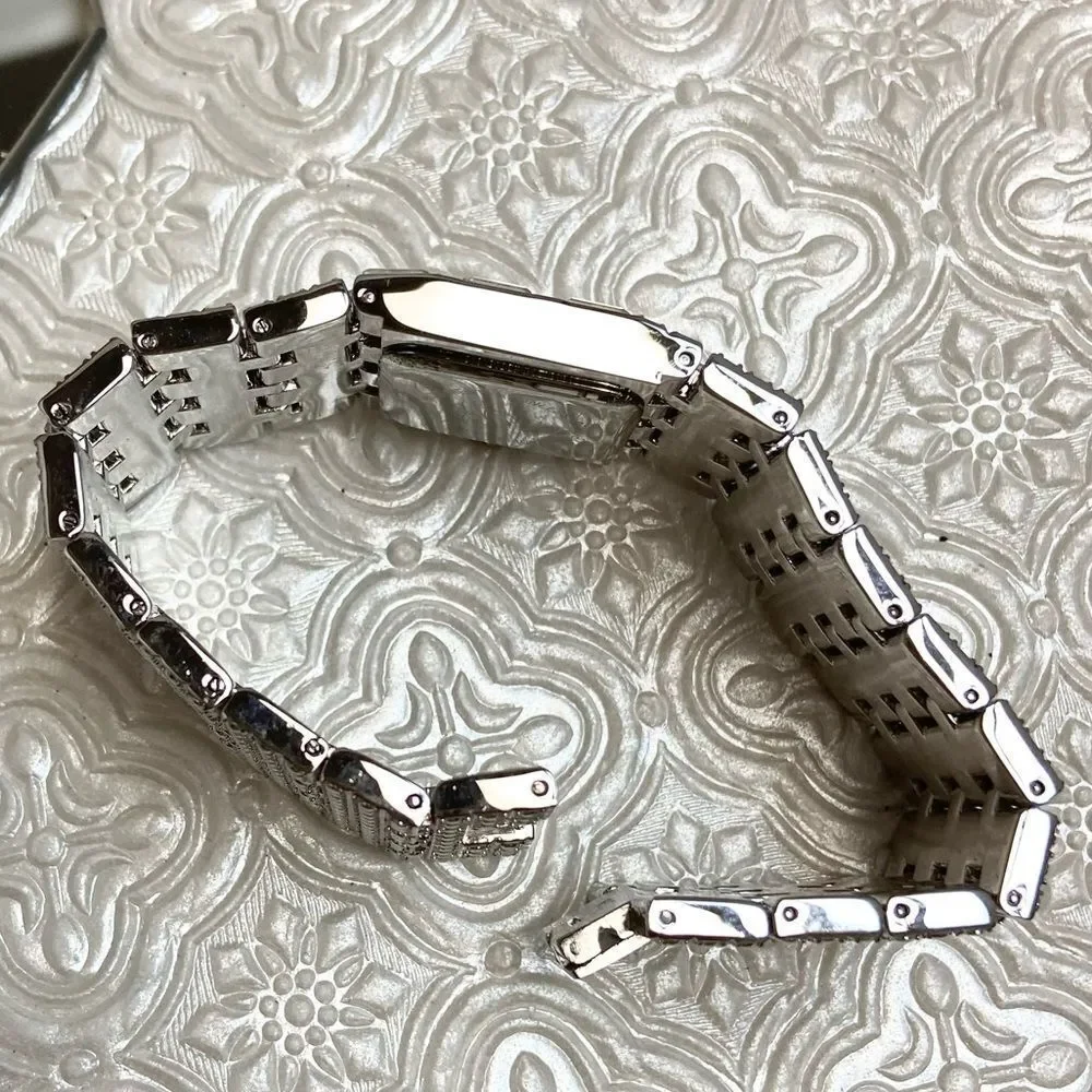 Suzanne Somers Rhinestone Encrusted Glamourous Dress Watch